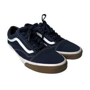 Vans Old Skool (Gum Bumper) Shoes Navy Blue Men's Size 13 Skater